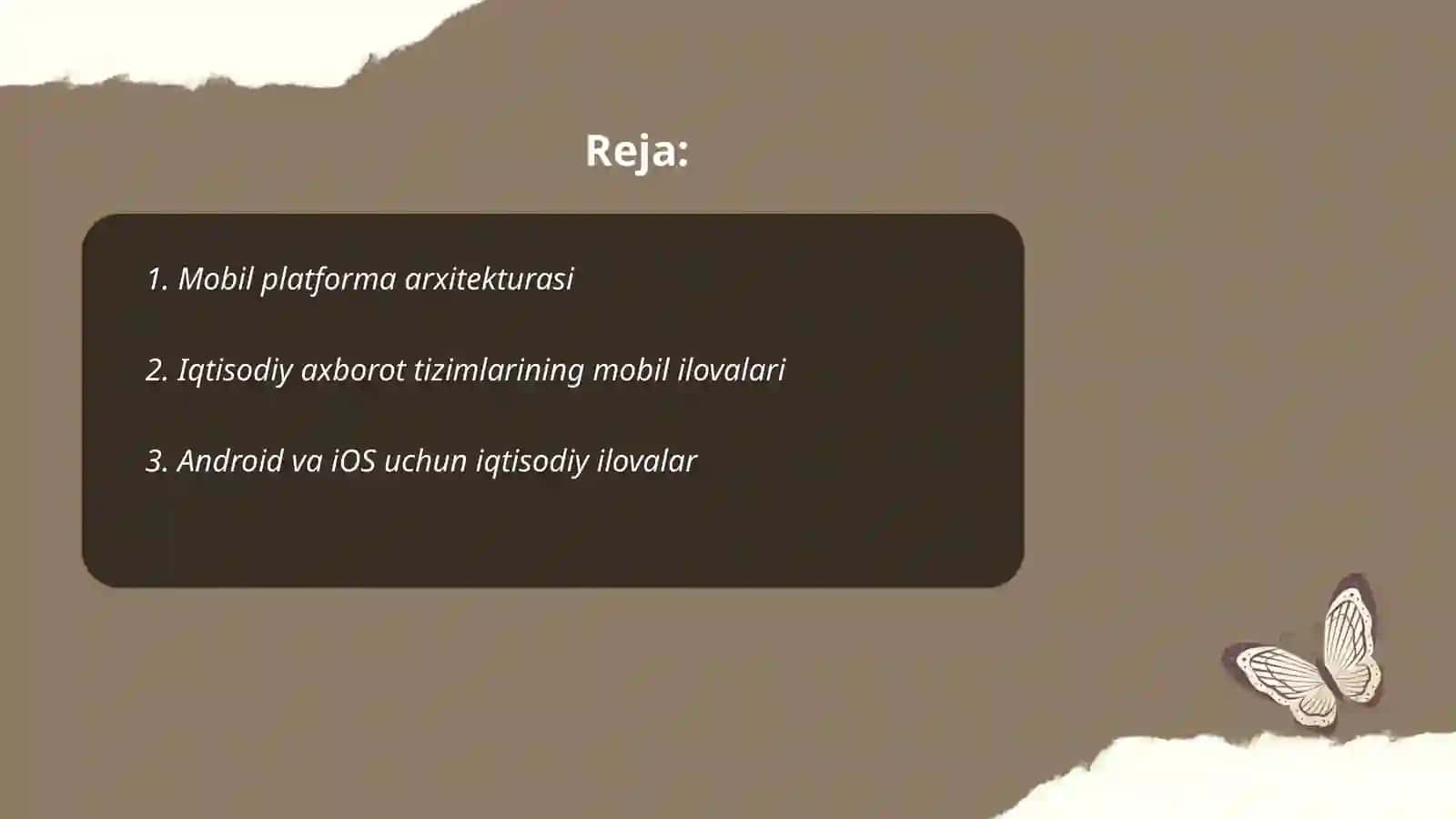 Iqtisodiy axborot tizimlarida mobil platforma texnologiyasi 2