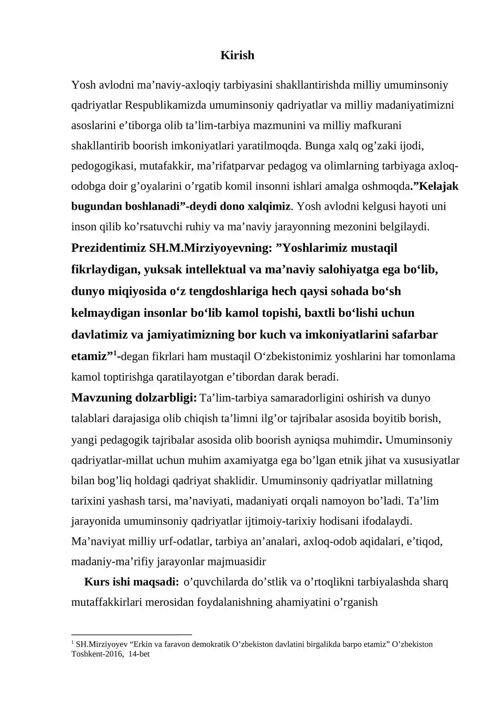 O'QUVCHILARDA DO'STLIK VA O'RTOQLIKNI TARBIYALASHDA SHARQ MUTAFFAKKIRLARI MEROSIDAN FOYDALANISH 2