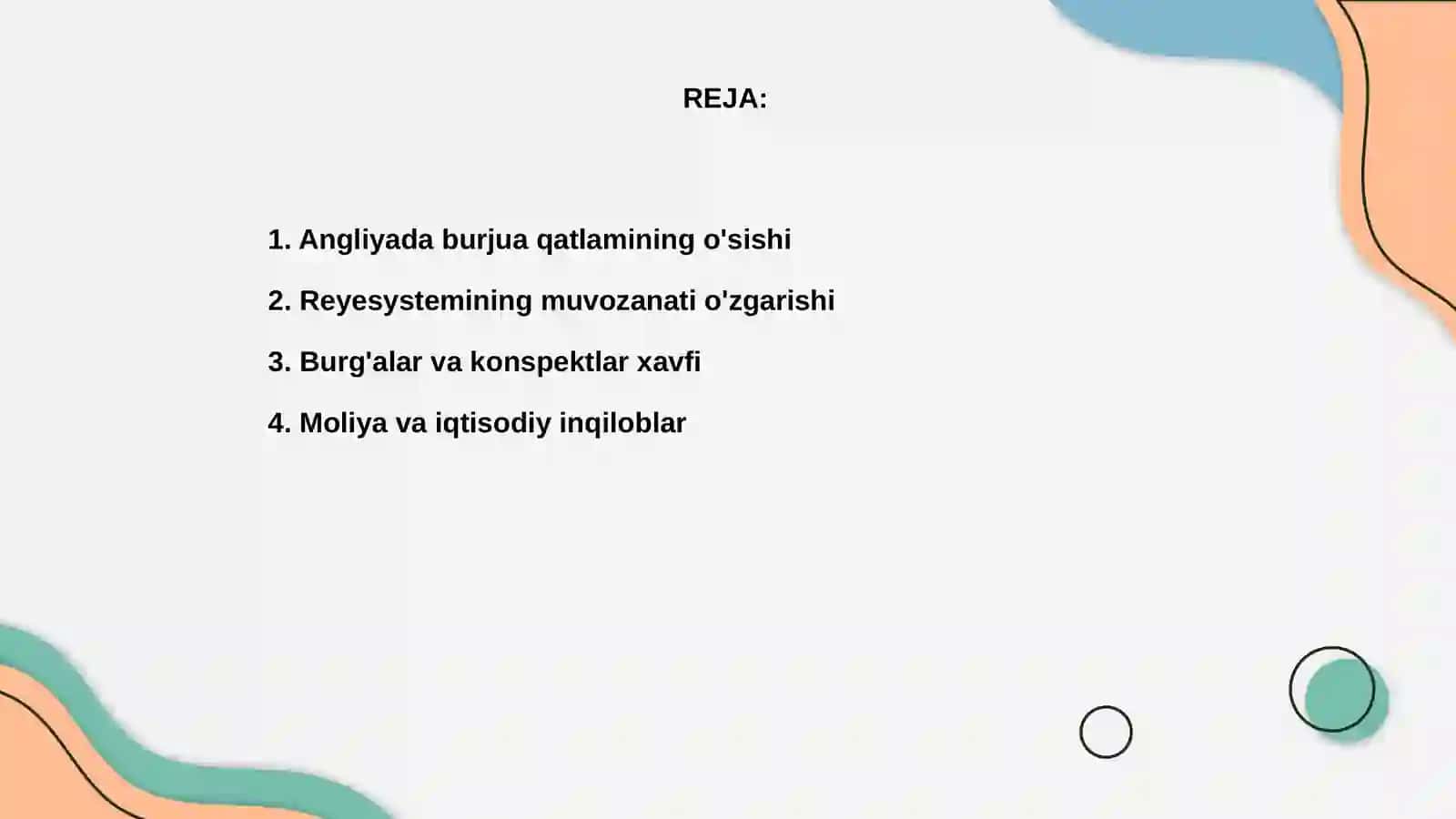 Angliyada burjua inqilobi kelib chqishi 2