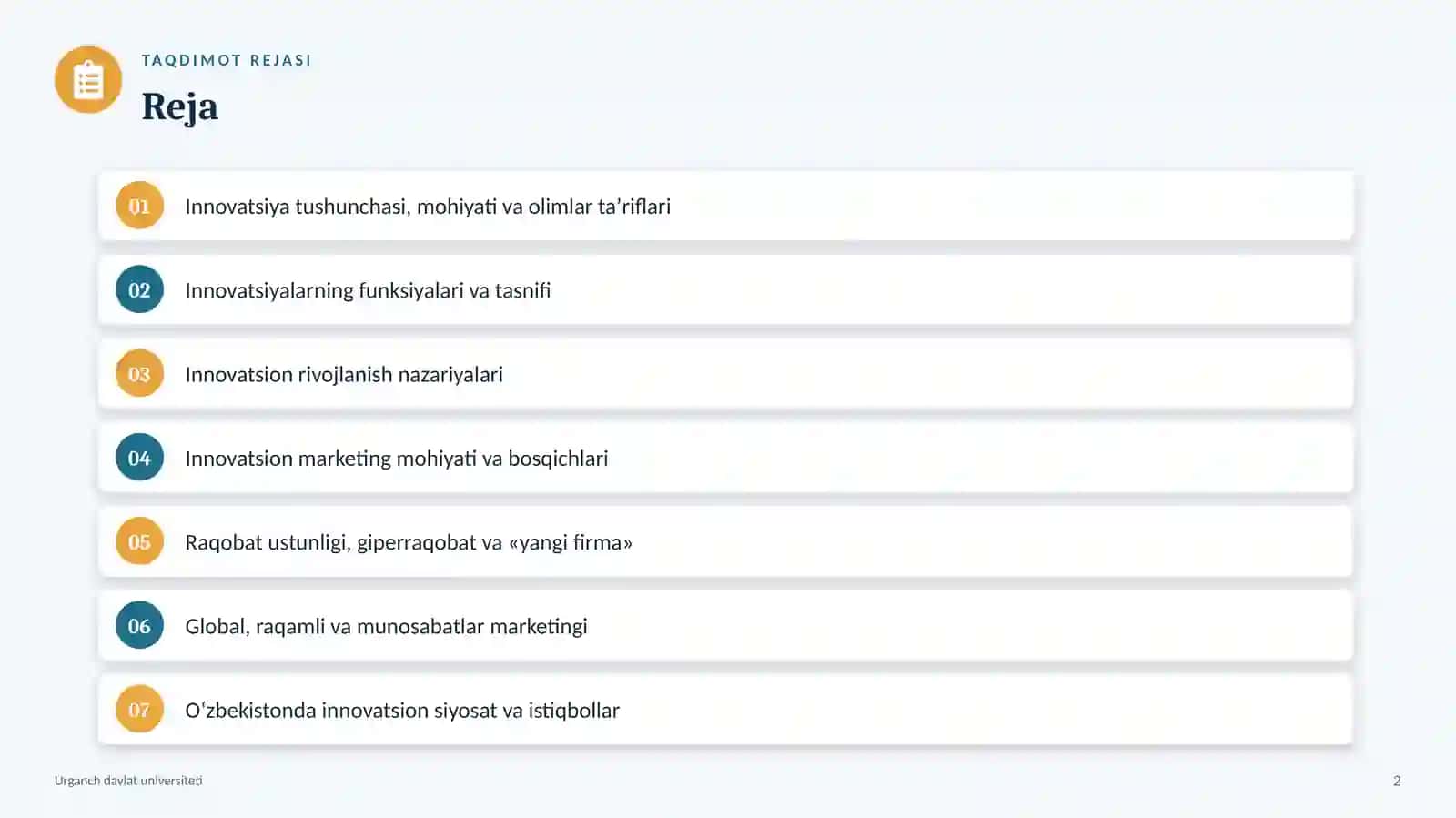 Iqtisodiyotni innovatsion rivojlantirish sharoitida marketingni shakllantirishning nazariy asoslari 2