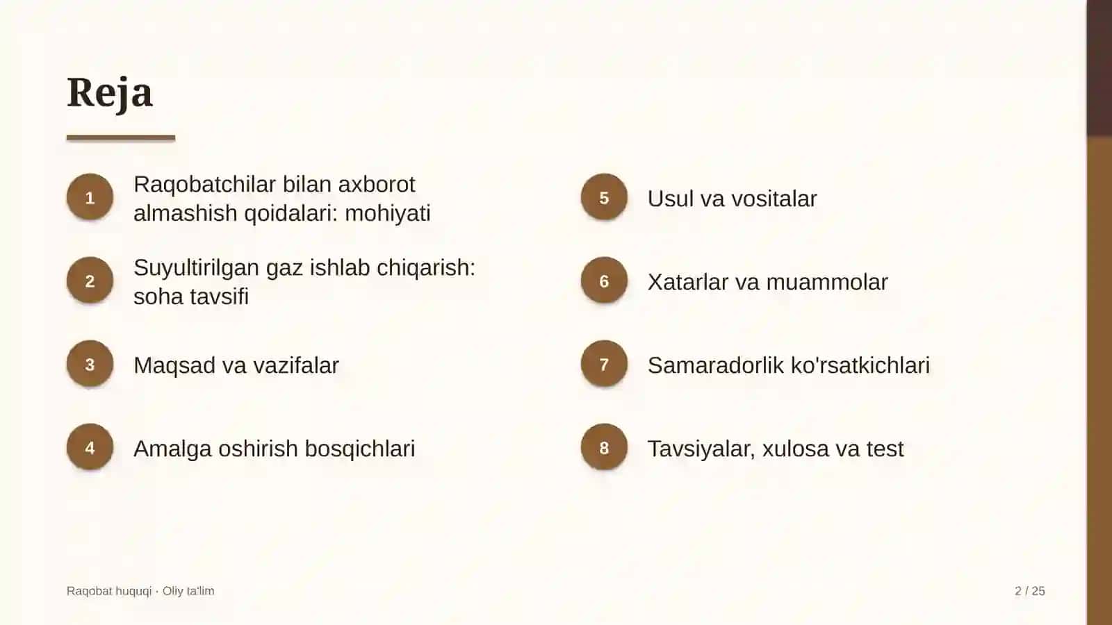 suyultirilgan gaz ishlab chiqarishda raqobatchilar bilan axborot almashish qoidalarini belgilash 1322 2