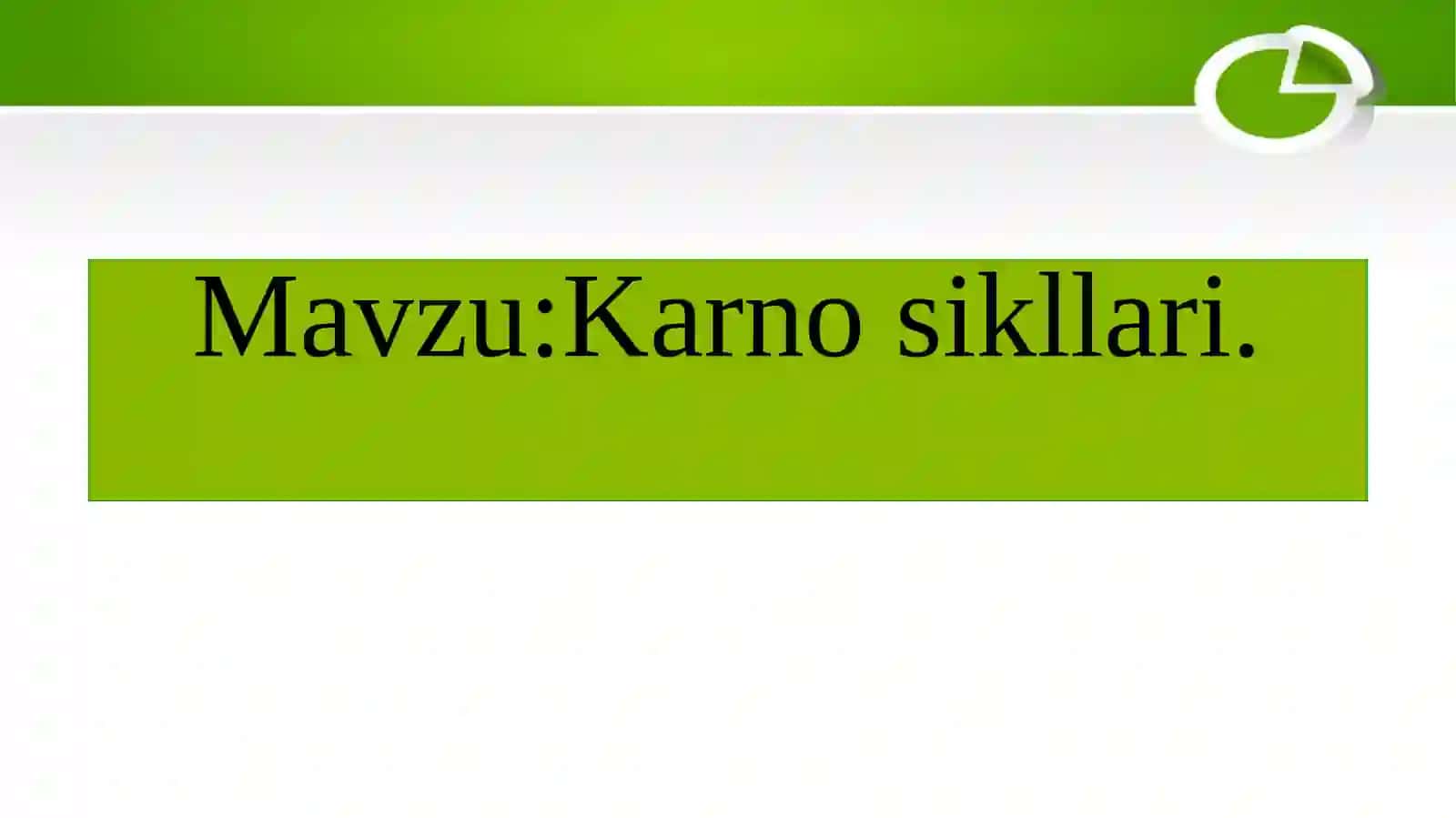 Karno sikllari 2