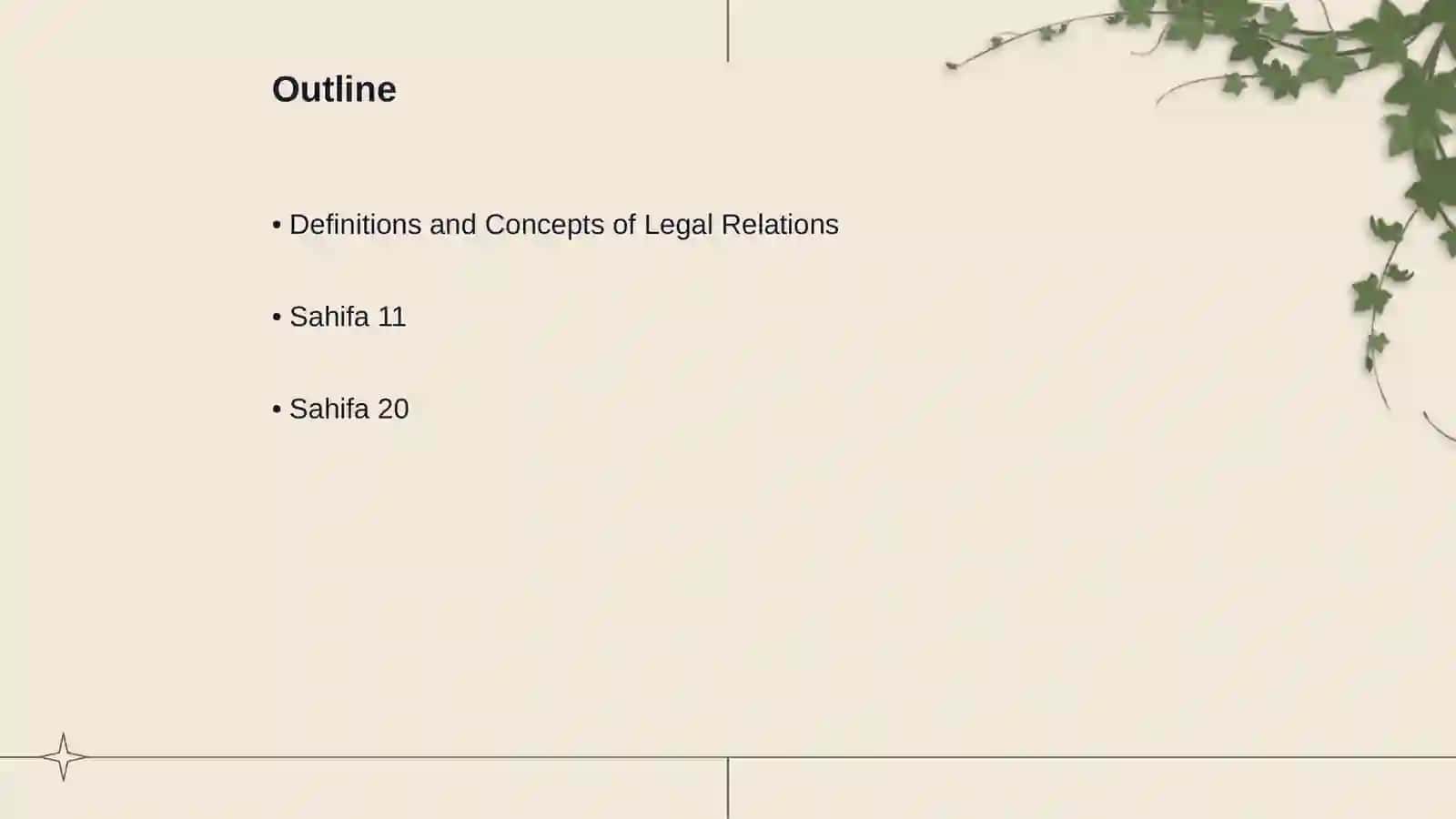 The structural structure of legal relations: subject, object, subjective right and legal obligation 2