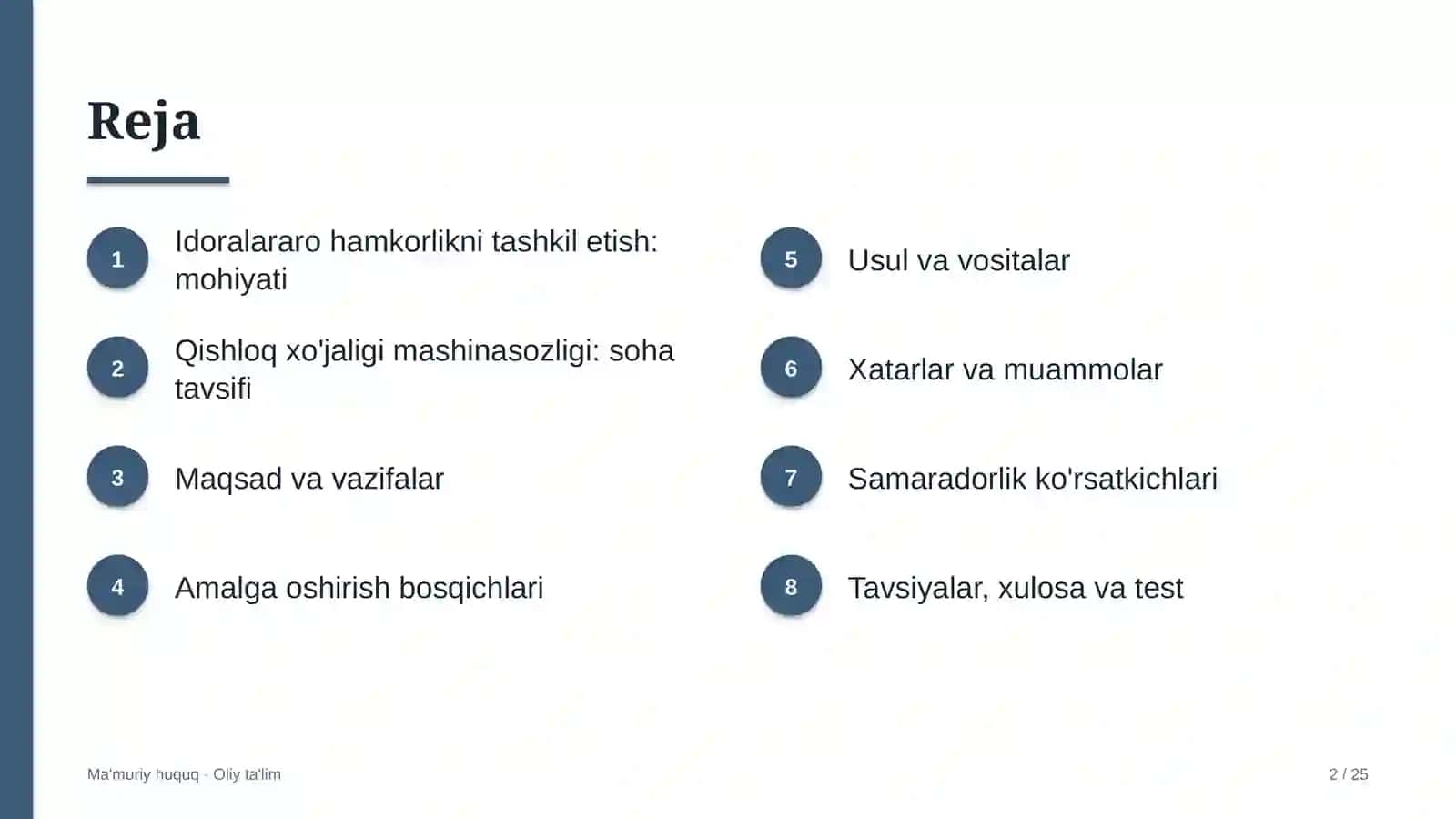 qishloq xo'jaligi mashinasozligida idoralararo hamkorlikni tashkil etish 2519 2