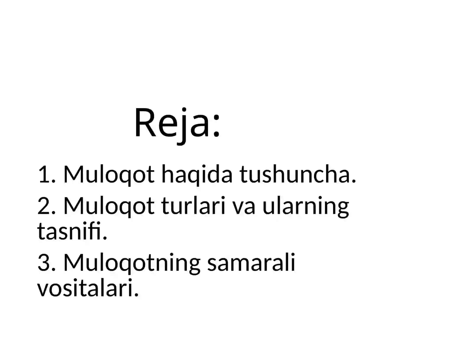 Muloqotning samarali vositalari 2