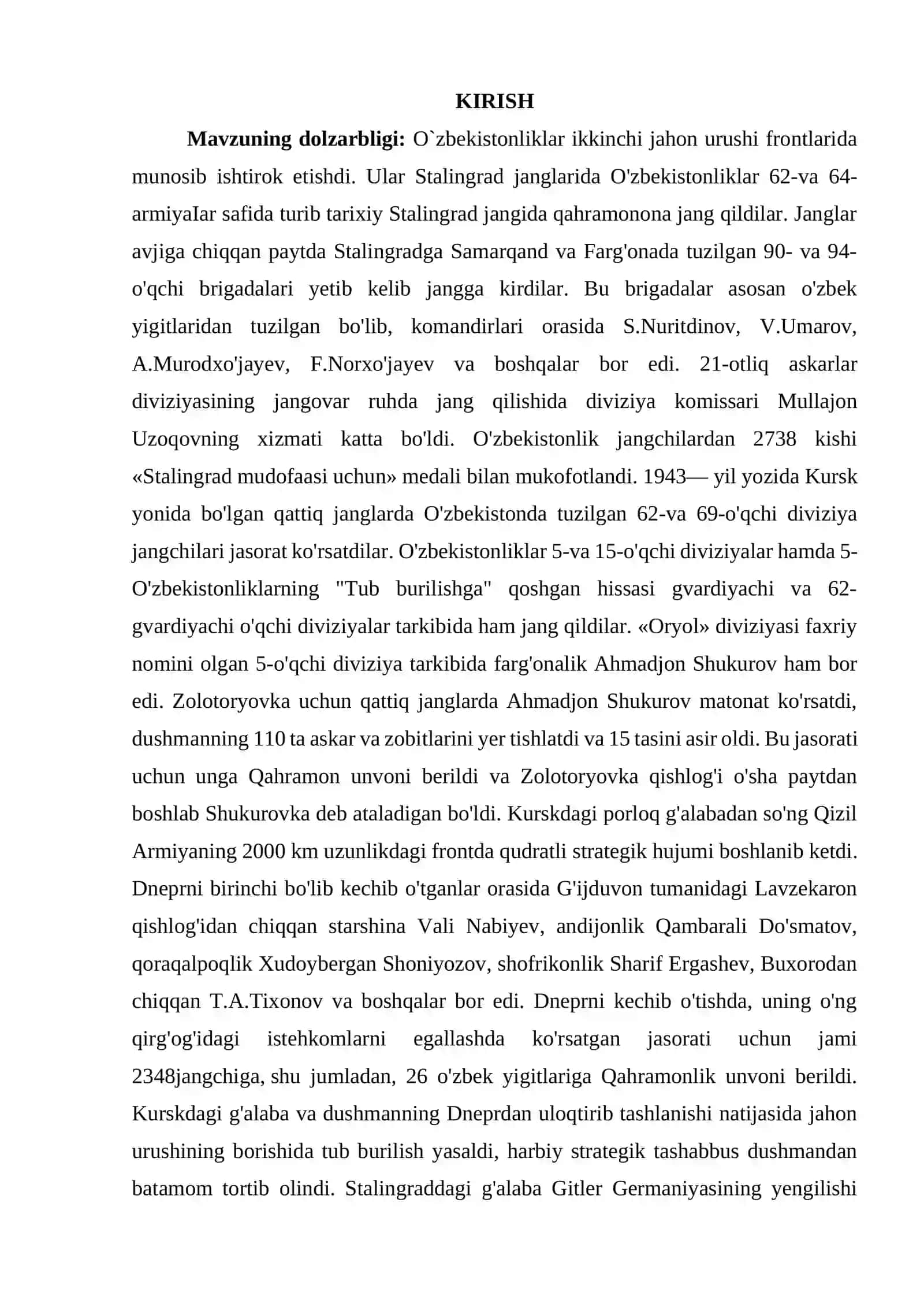 2-jahon urushi frontlarida o‘zbeklar 2