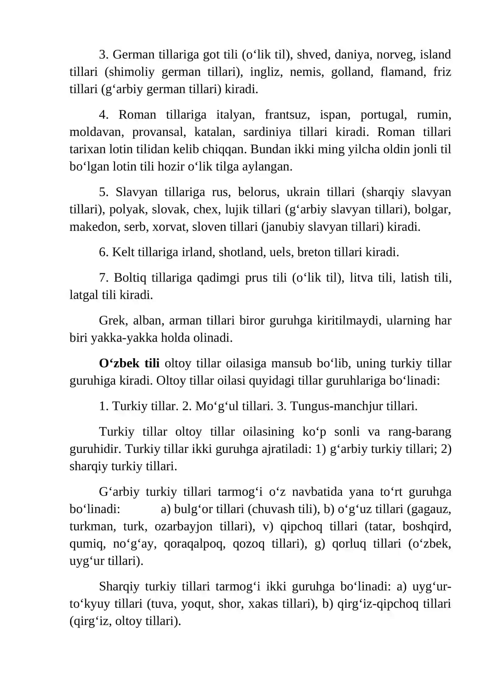 TURKIY TILLAR TARAQQIYOTINING UMUMIY TAVSIFI 2