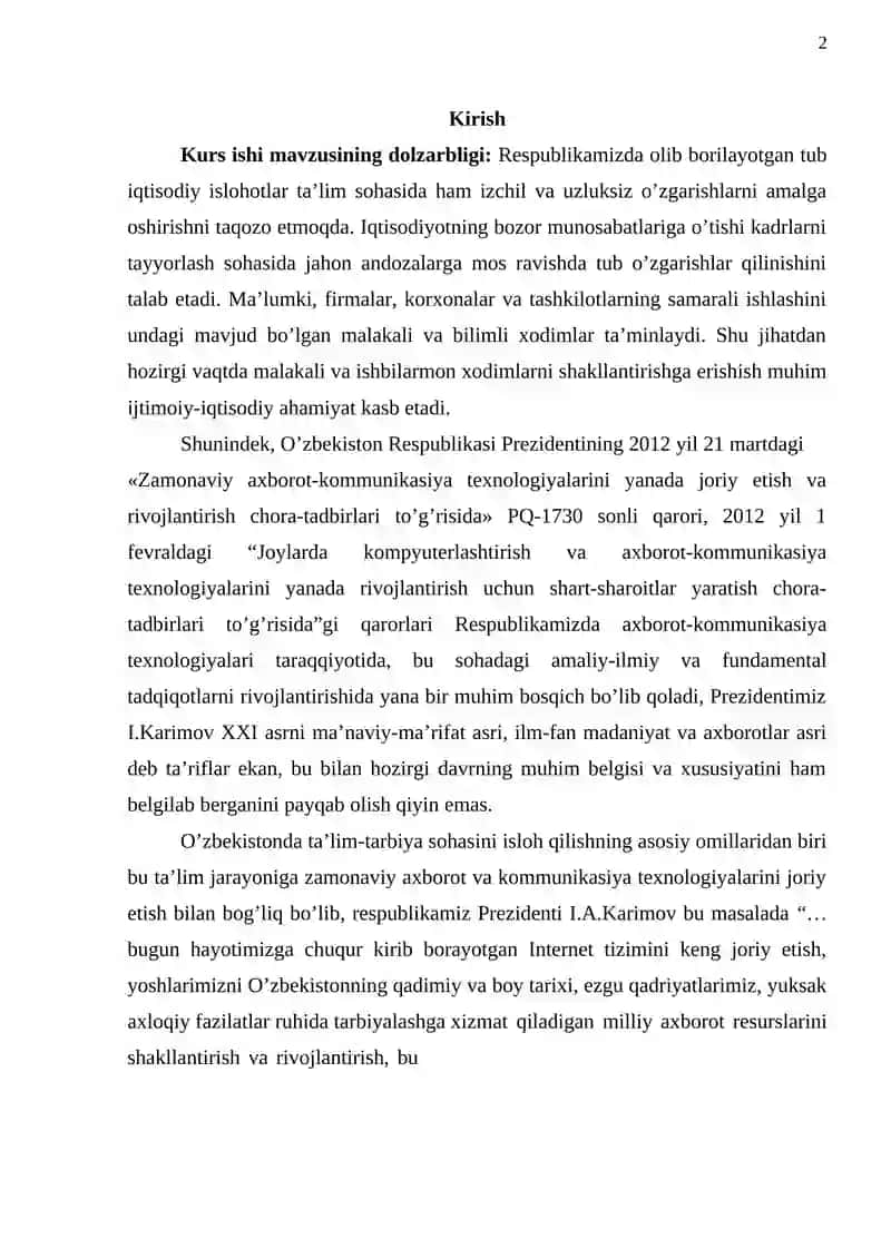 Amaliy dasturlar paketi 2