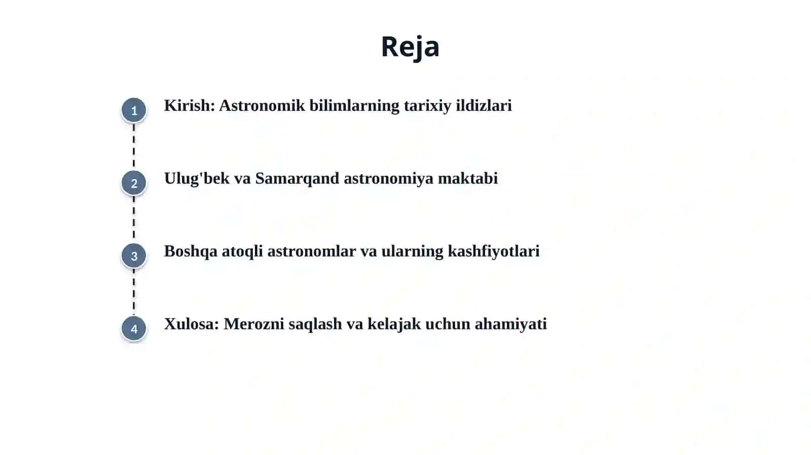 Oʻrta Osiyolik astronomlarning ilmiy faoliyatlari 2
