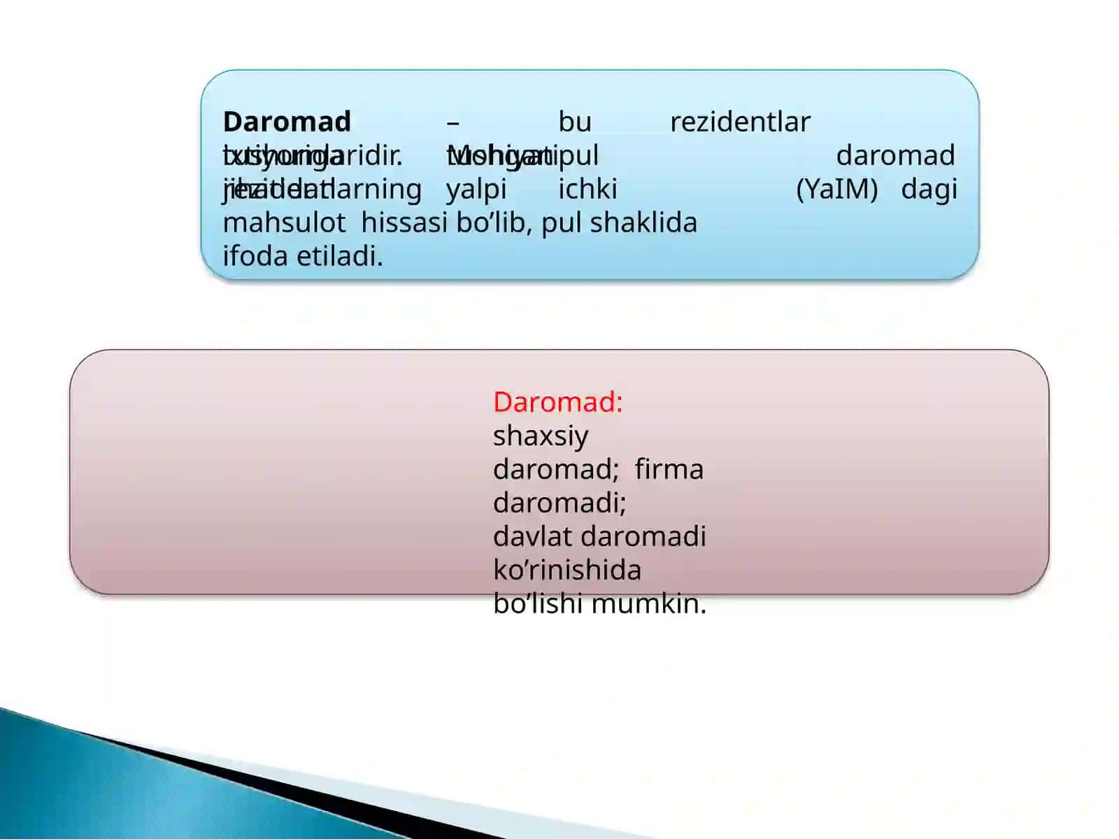 AHOLI TURMUSH DARAJASI STATISTIKASI 2