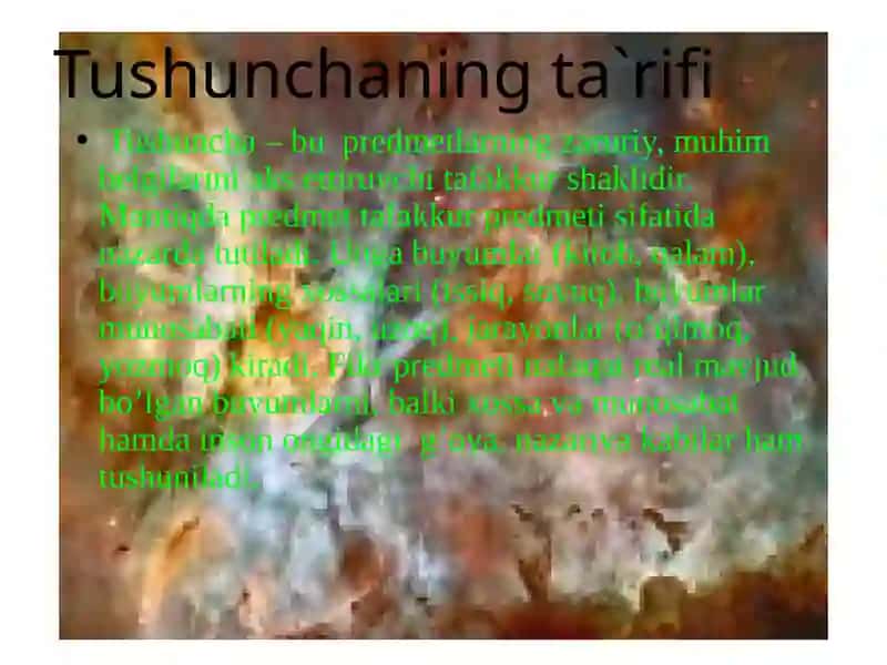Tushuncha 2
