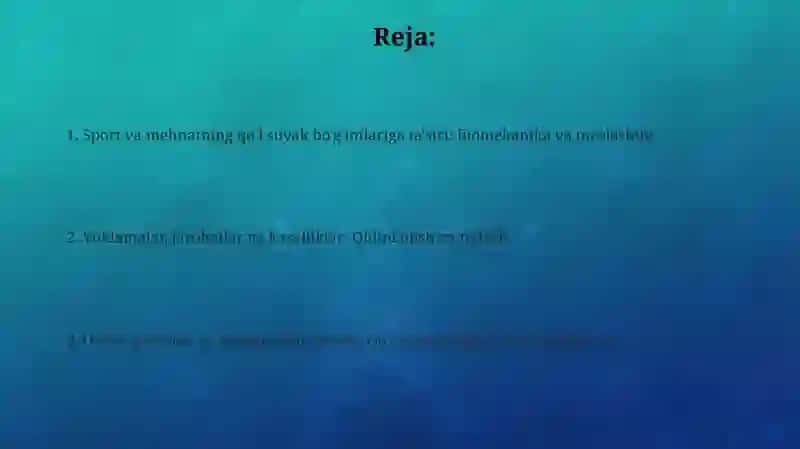 Qoʻl suyaklari birlashmalari rivojlanishiga sport va mehnatning taʼsiri 2