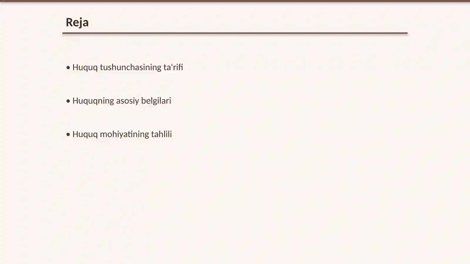 Huquq tushunchasi, belgilari, mohiyati va printsiplari 2