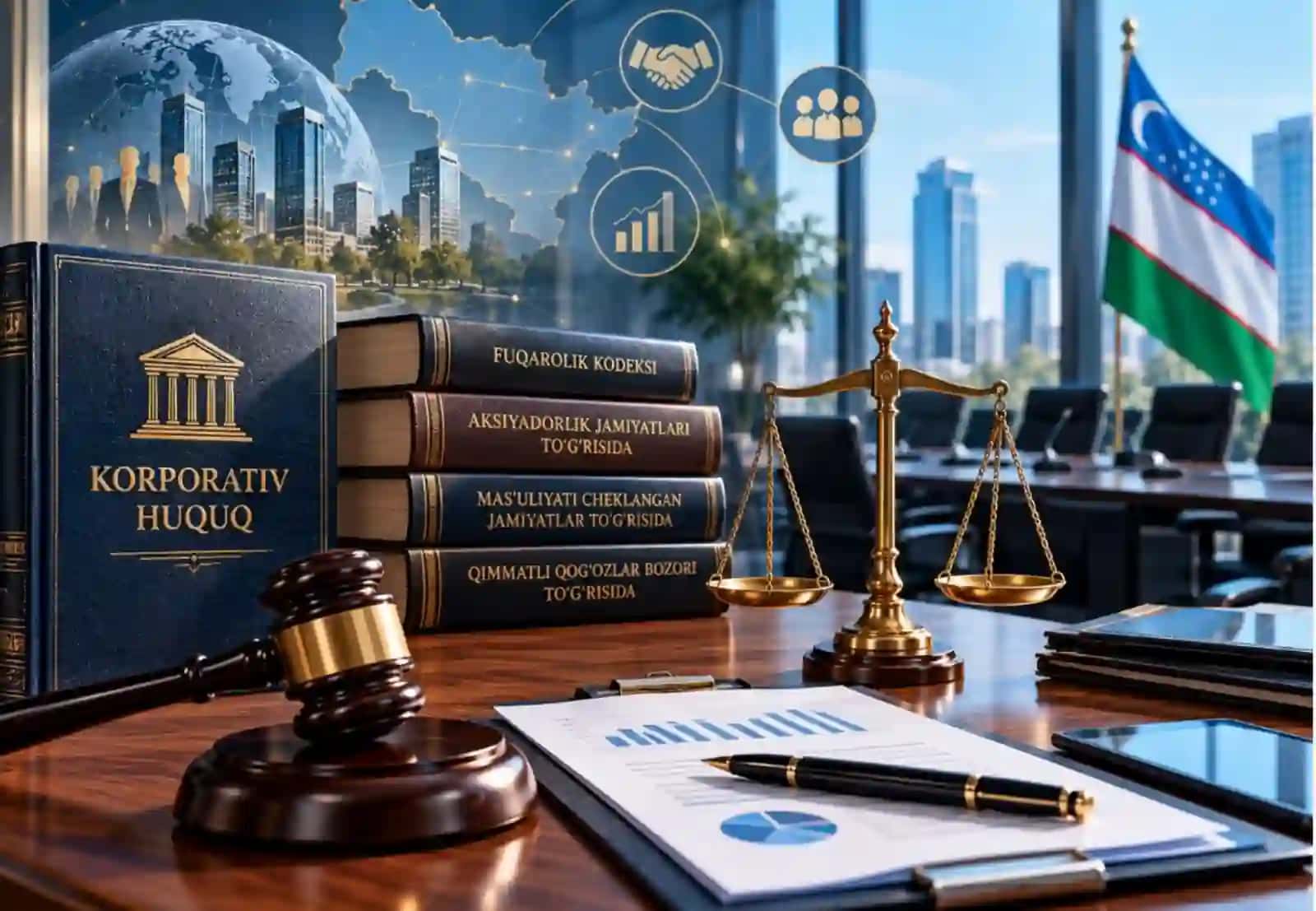 Korporativ huquqning predmeti, usullari va tizimda gio‘rni. Xususiy hamda ommaviy huquq bilan aloqasi 2