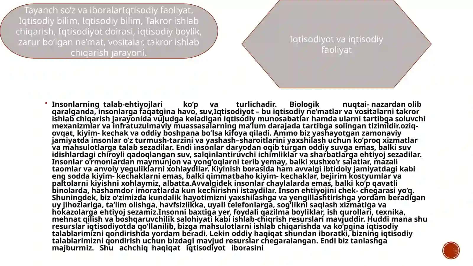 Iqtisodiyot nazariyasi fanining shakllanishi va rivojlanishida iqtisodiy ta’limotlarning o’rni 2