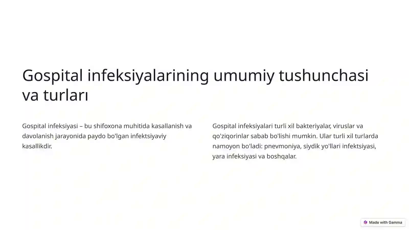 Xirurgiyada gospital infeksiyalarining profilaktikasi va davo muolajalari 2