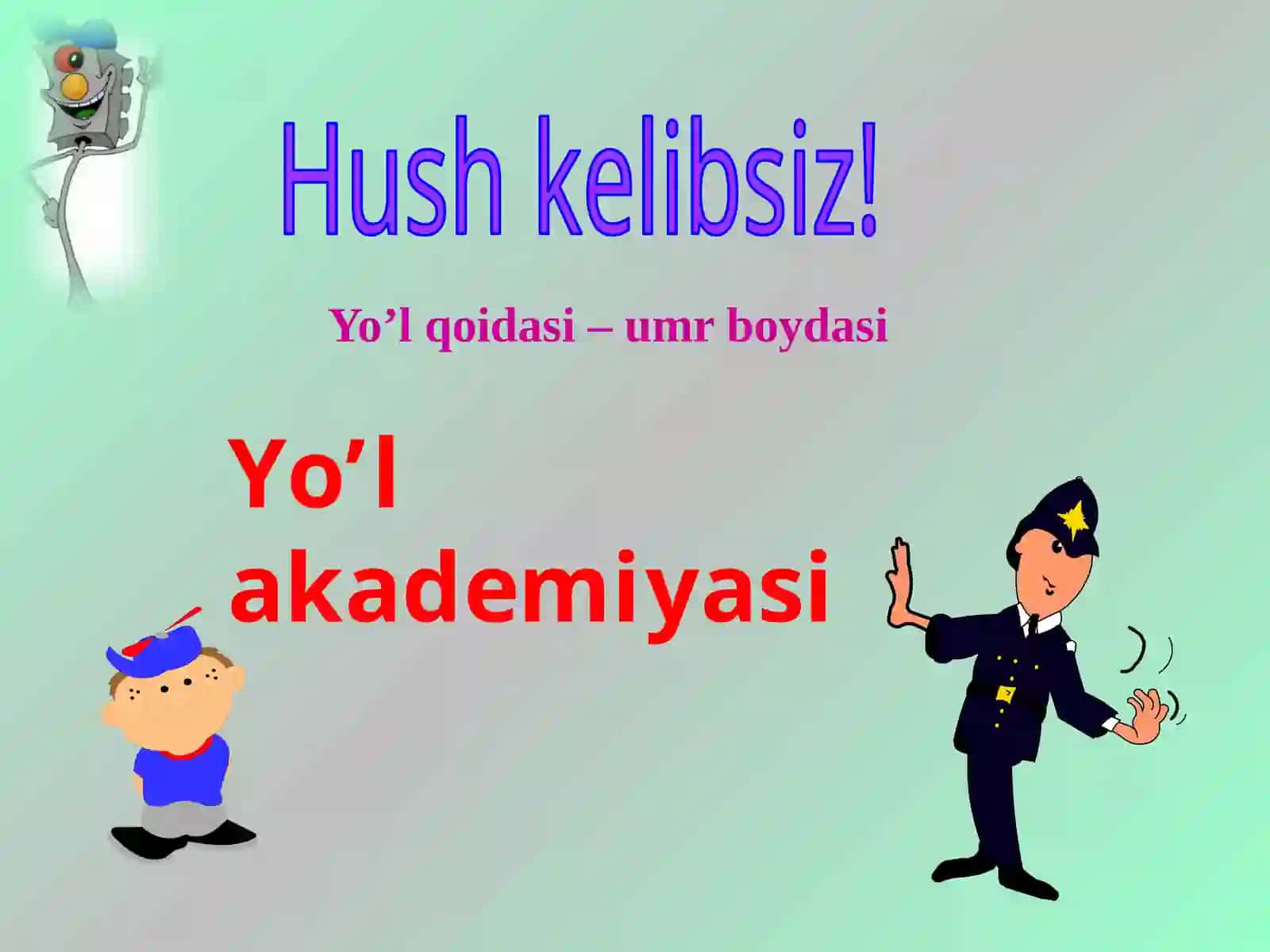 Yo'l  belgilari 2
