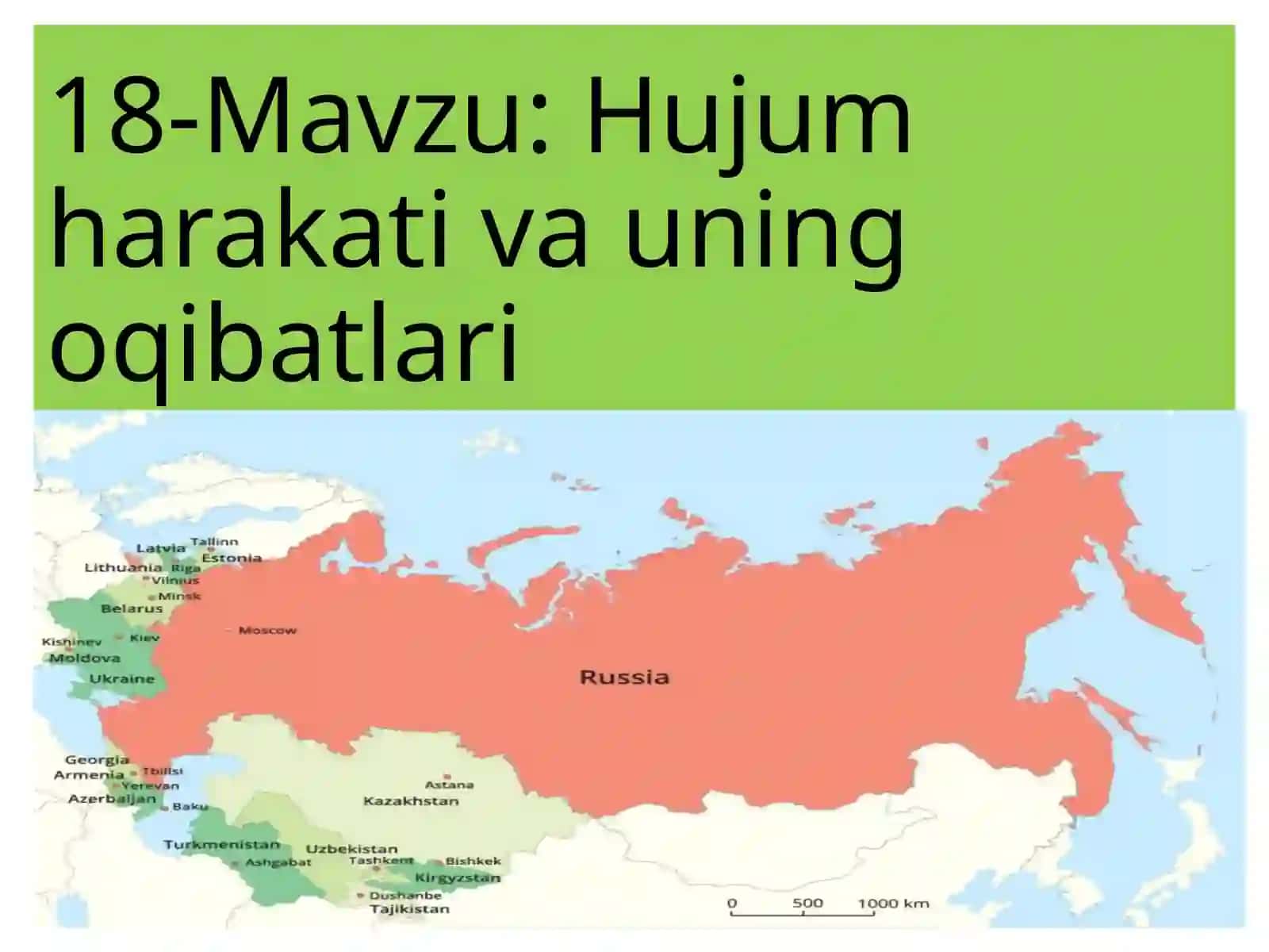 Prezentatsiya "Hujumharakativauningoqibatlari" 2