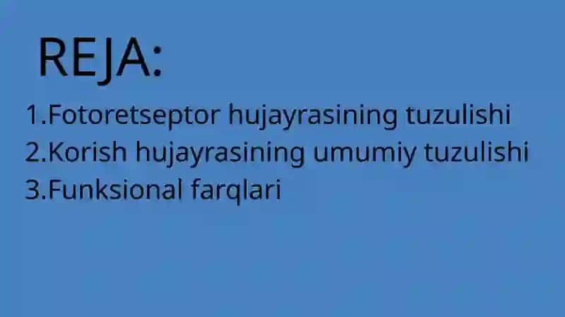 Fotoretseptor hujayralarning ultrastukturasi va gistofiziologiyasi 2