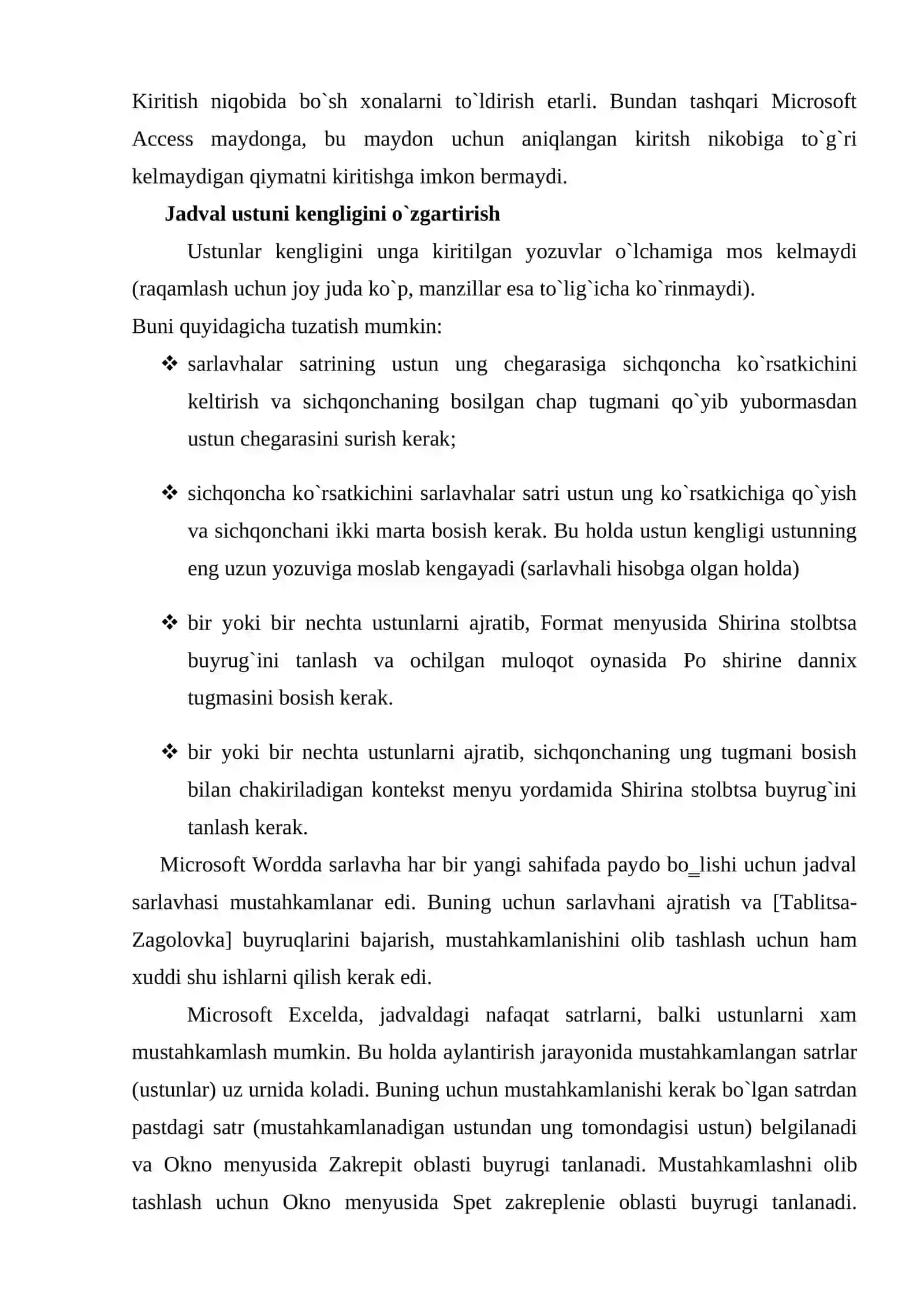 Malumotlar bazasi 2