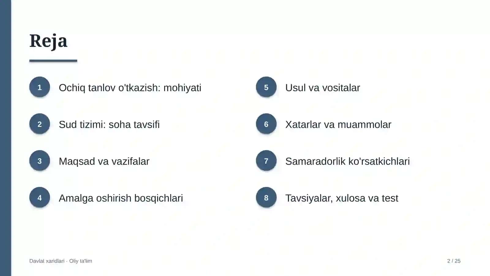 sud tizimida ochiq tanlov o'tkazish 4595 2