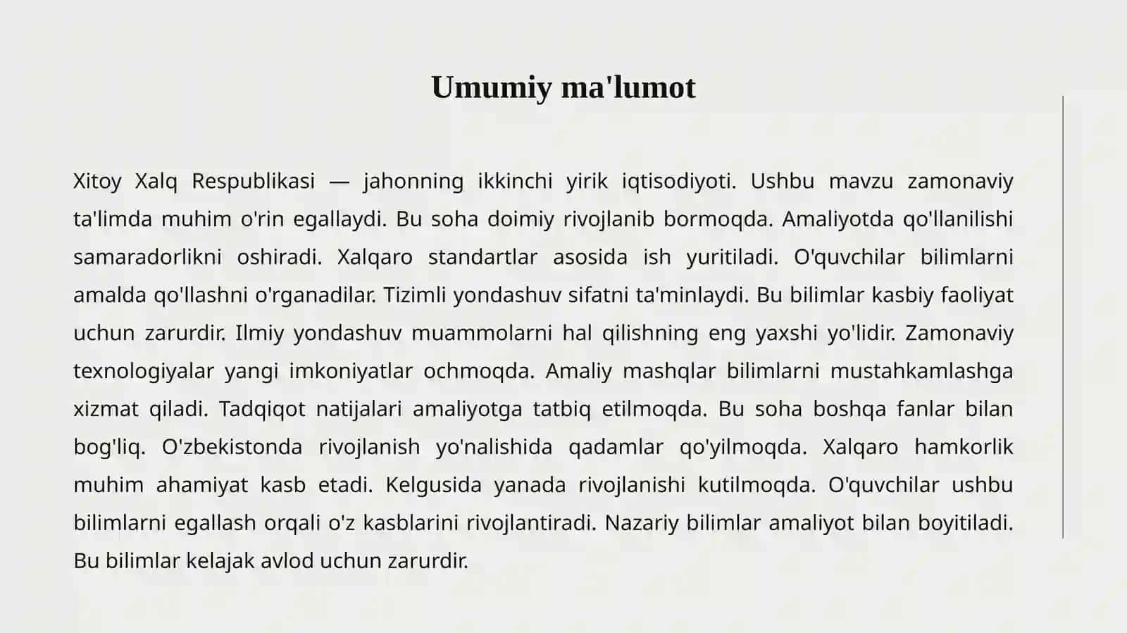 XITOY IQTISODIYOTI 2