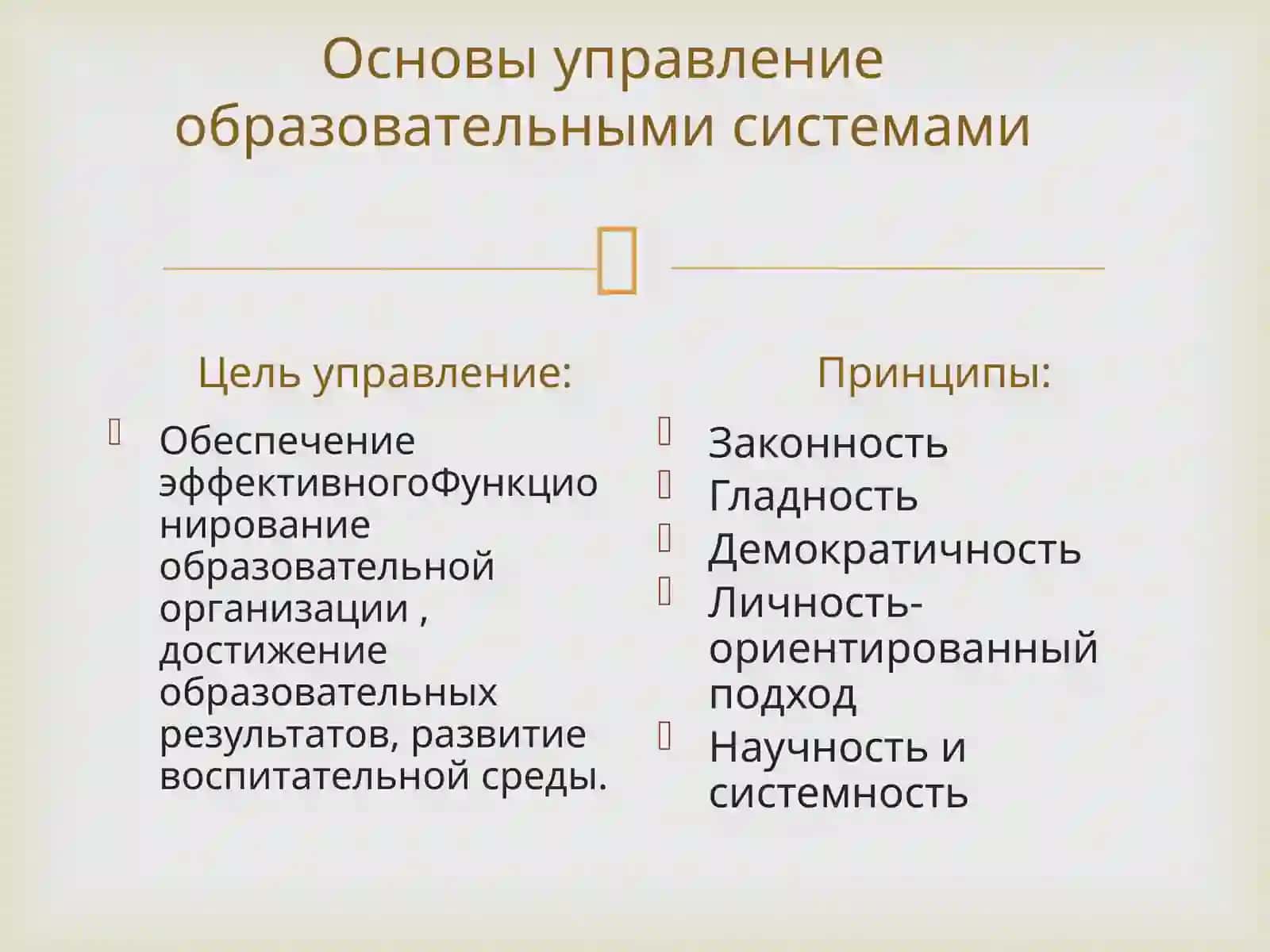 Основы управление образовательными системами. Органы управление школой и их функции. 2