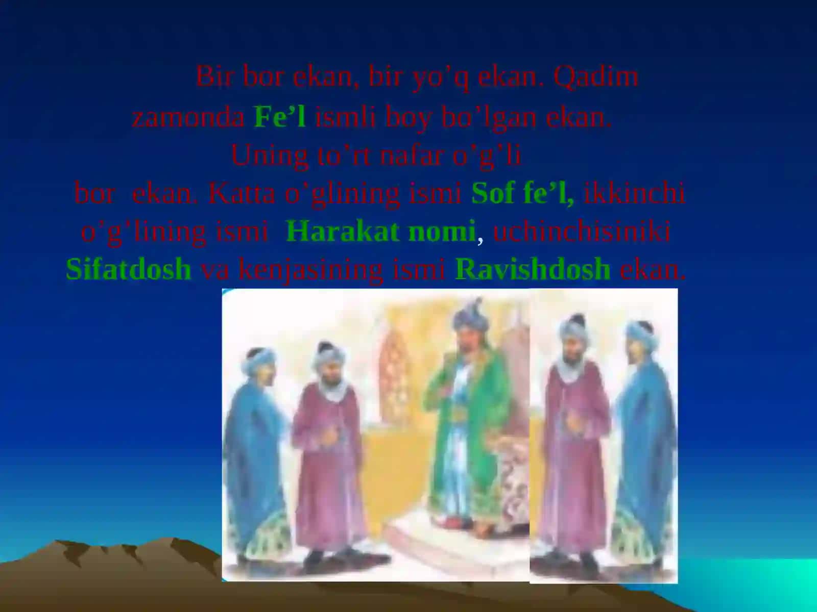 Fe'l ismli boy 2