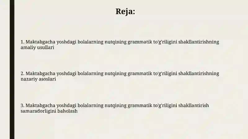 Maktabgacha yoshdagi bola nutqining grammatik to‘g‘riligini shakllantirish metodikasi 2