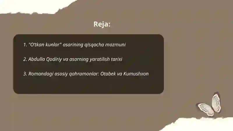 Oʻtkan kunlar 2