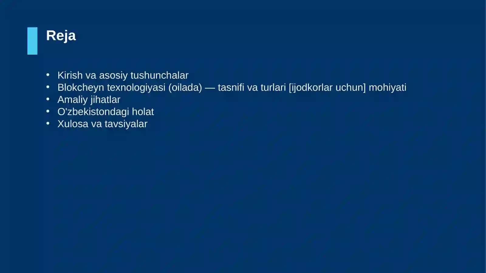 Blokcheyn texnologiyasi (oilada) — tasnifi va turlari [ijodkorlar uchun] 2