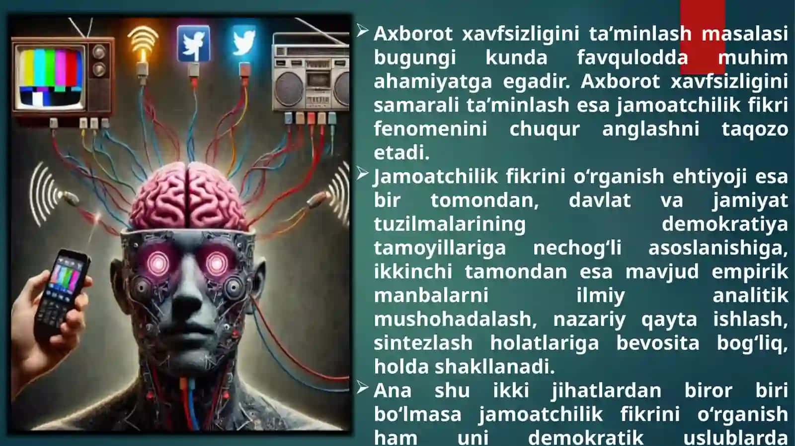 Jamoatchilik fikri va jamiyatning axborot-psixologik himoyasini ta’minlash 2