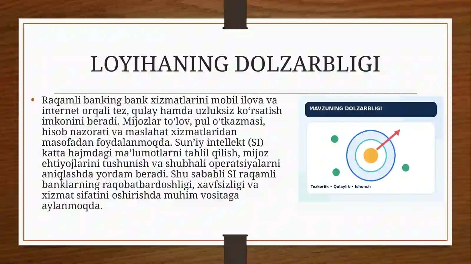 [Raqamli bankingda sun’iy intellektdan foydalanishning roli] 2