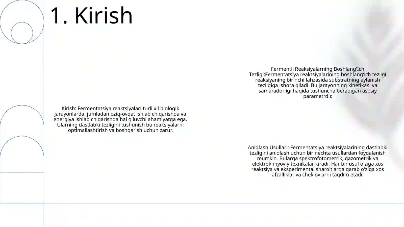 Fermentli Reaksiyalarning Boshlang'Ich Tezligi Va Uni Aniqlash Usullari 2
