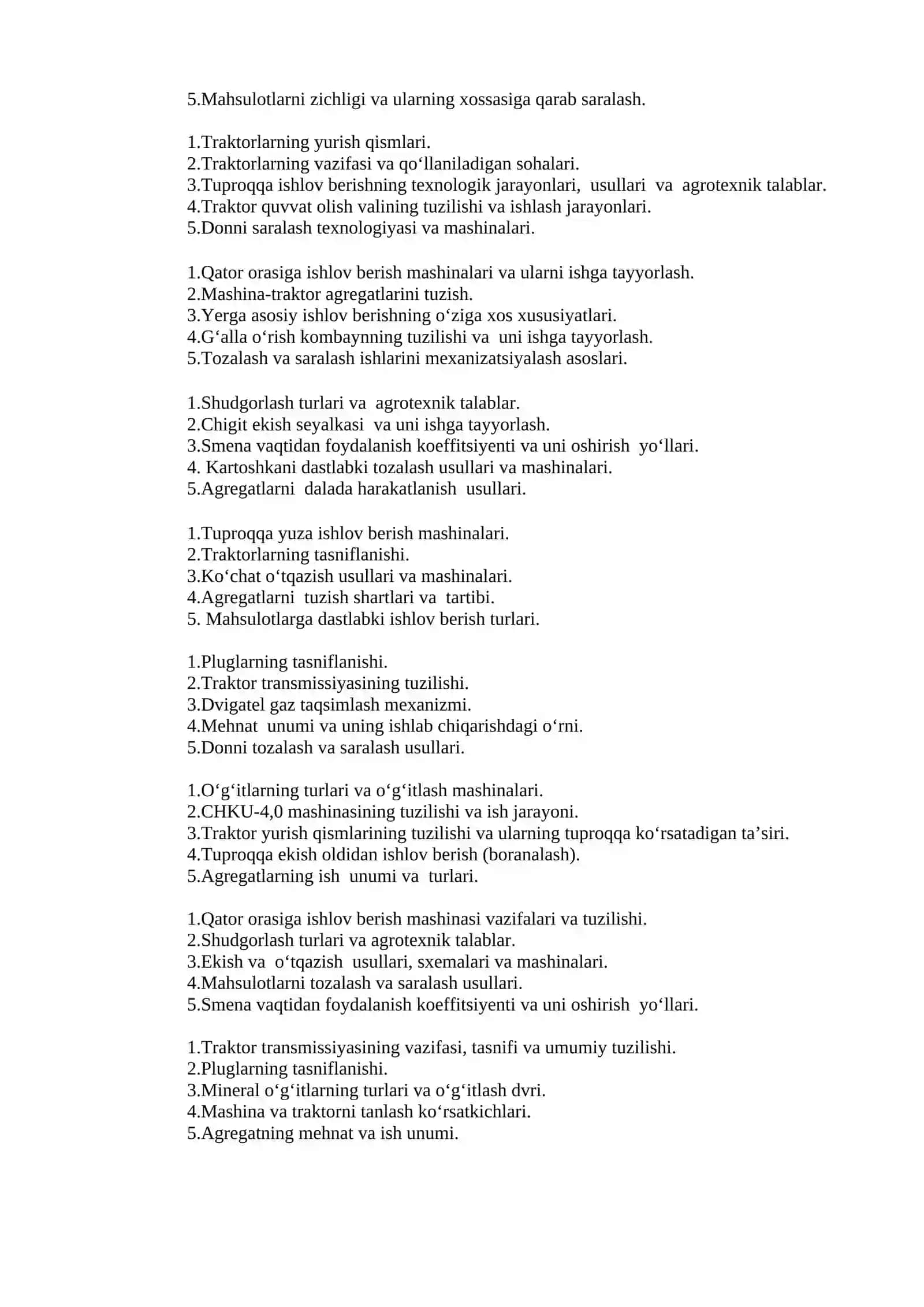 Tishli borananing tuzilishi va vazifalari 2