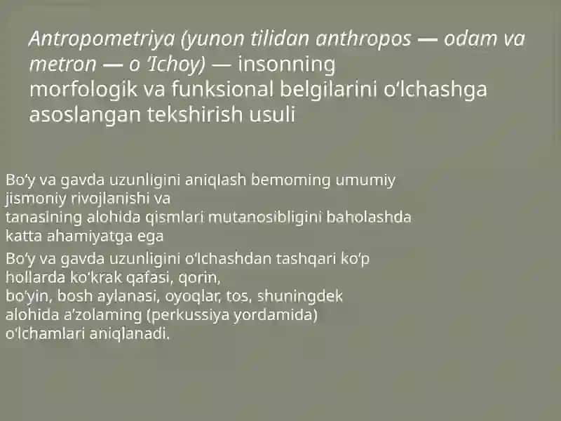 Antropometriya 2