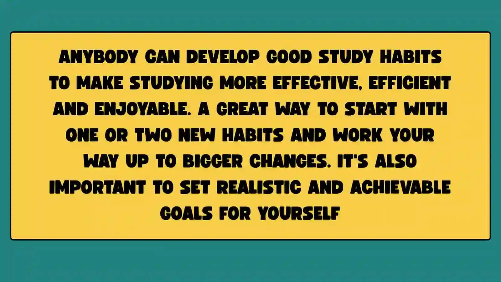 Effective Study Habits 2
