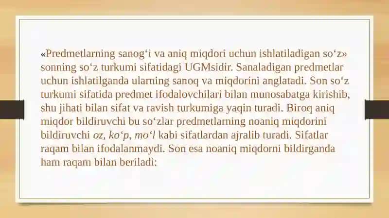 SON SO’Z TURKUMI 2