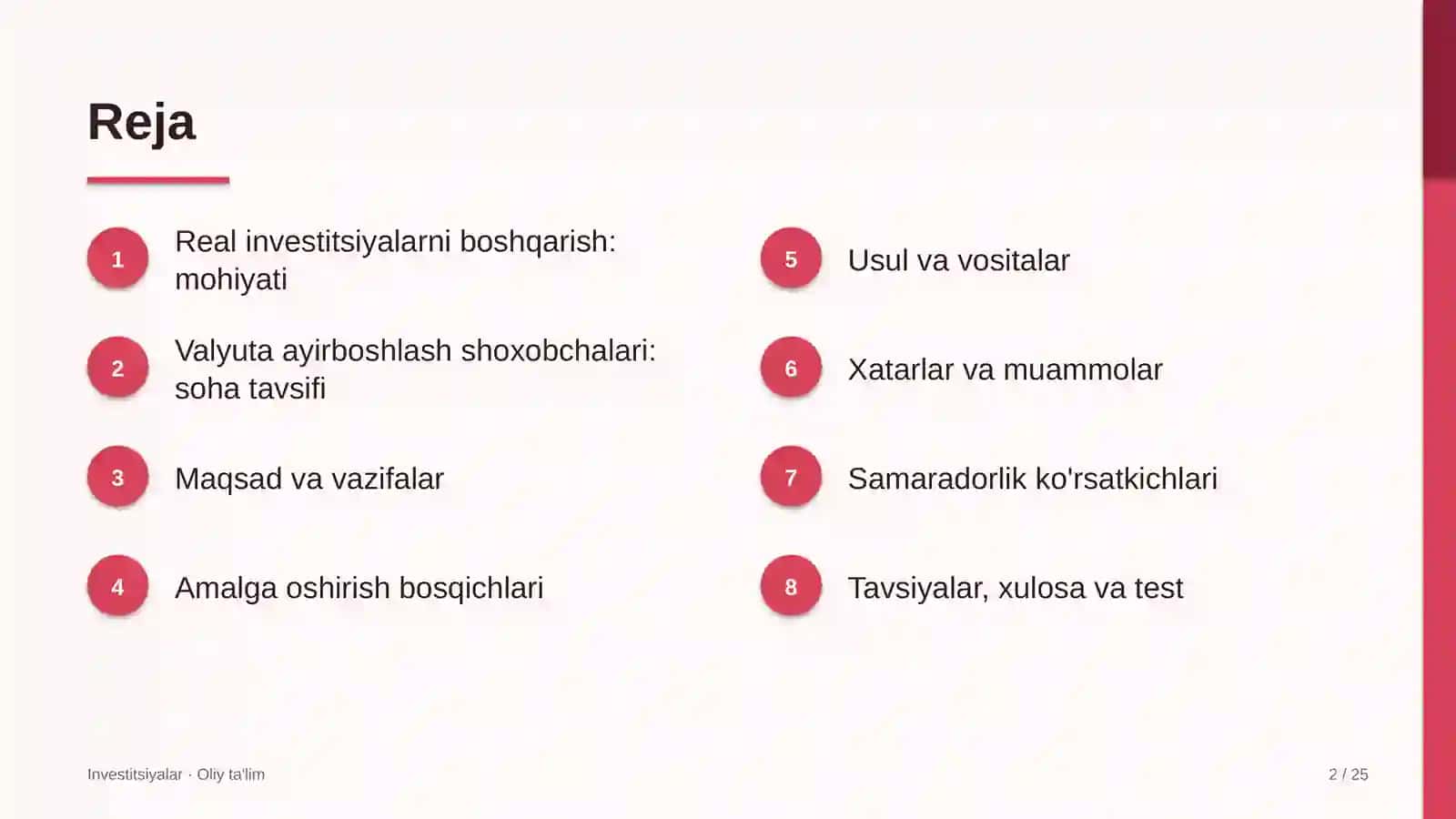 valyuta ayirboshlash shoxobchalarida real investitsiyalarni boshqarish 5163 2