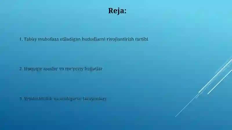 Qorapoqistondagi qoʻriqlanadigan tabiiy hududlarni rivojlantirish tartibi 2
