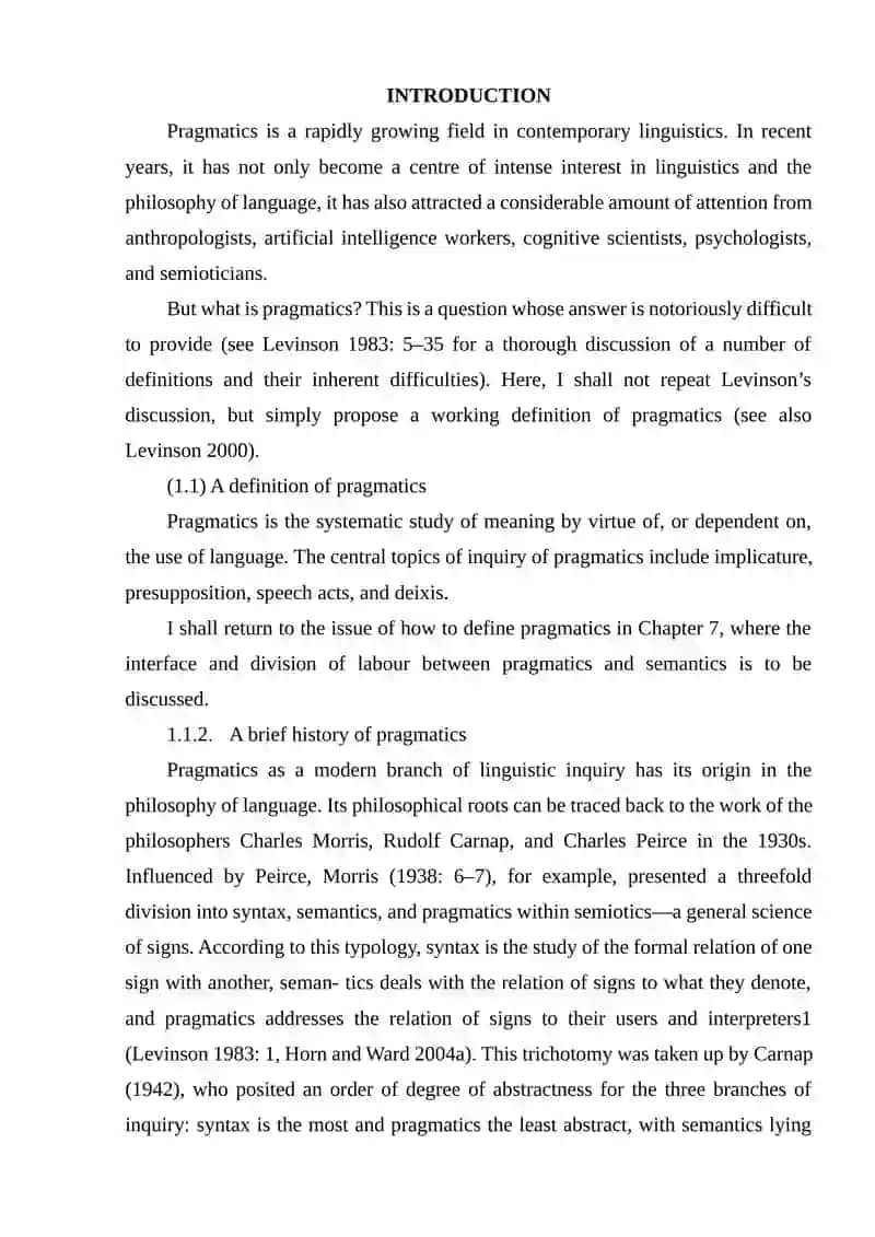 WORD PRAGMATICS 2