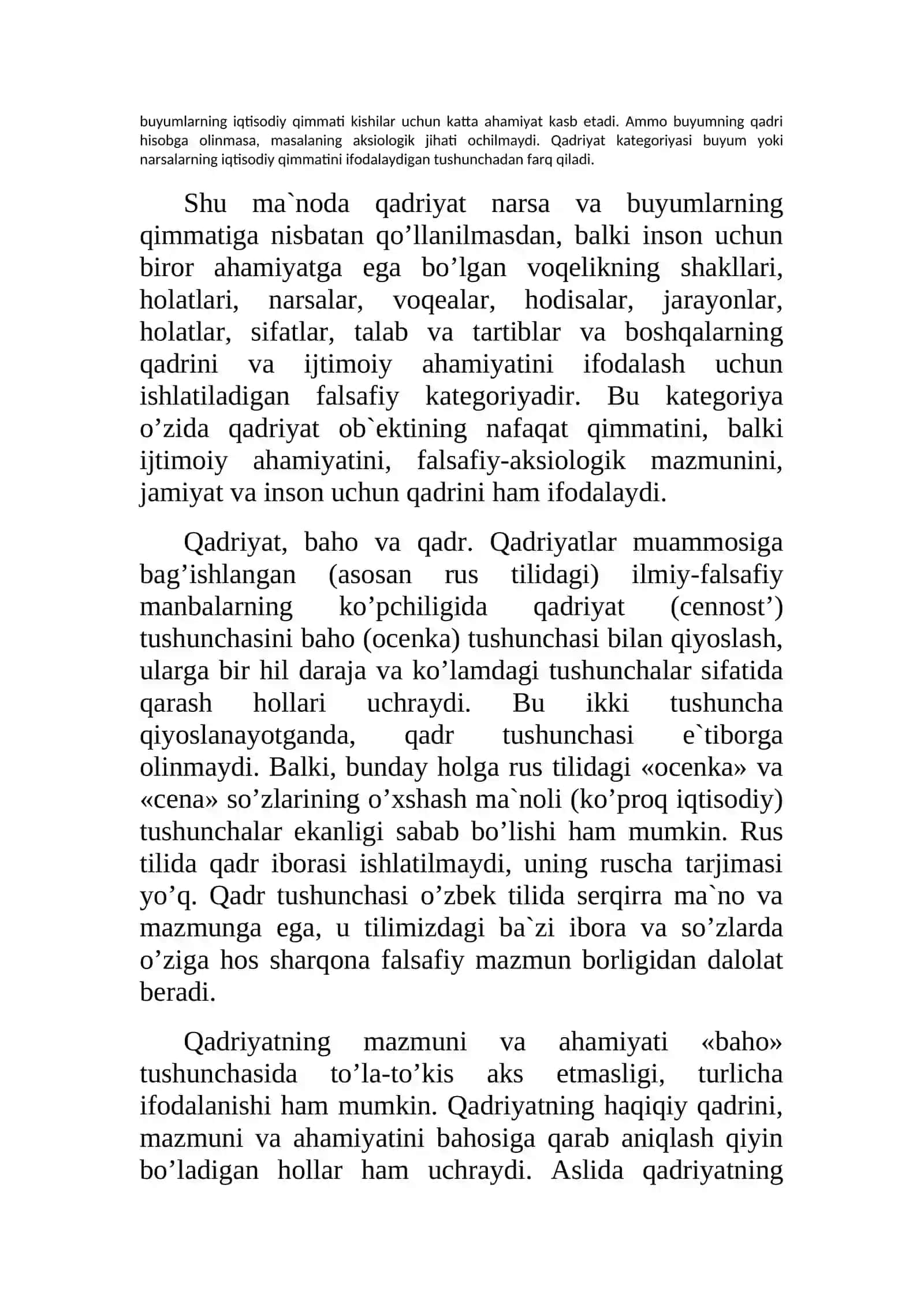 Qadriyatlar falsafasi 2