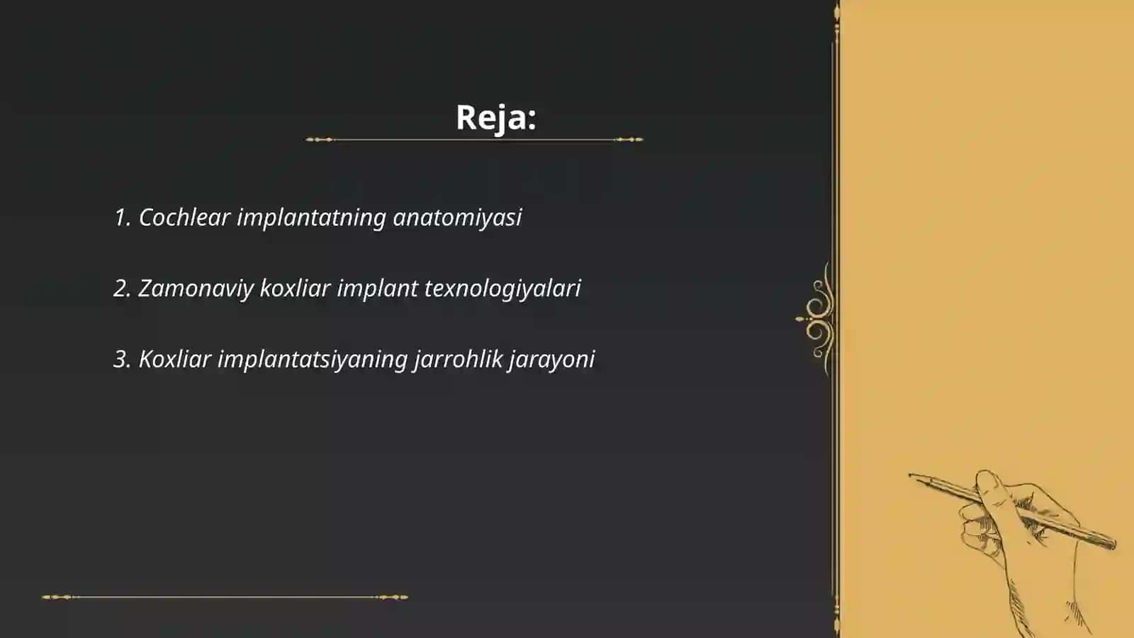 Koxliar implant va uning funksialari imkoniyatlari 2