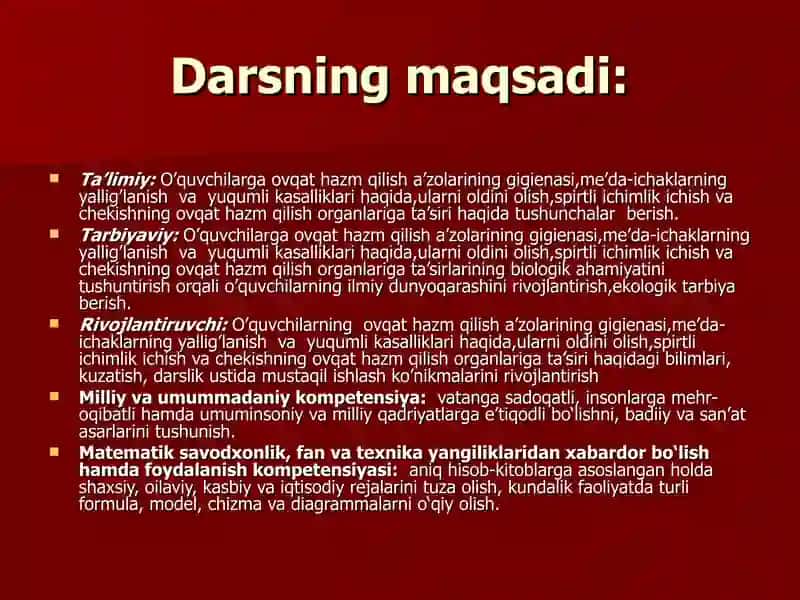 Ovqat hazm qilishning boshqarilishi va oshqozon ichak  kasalliklari 2