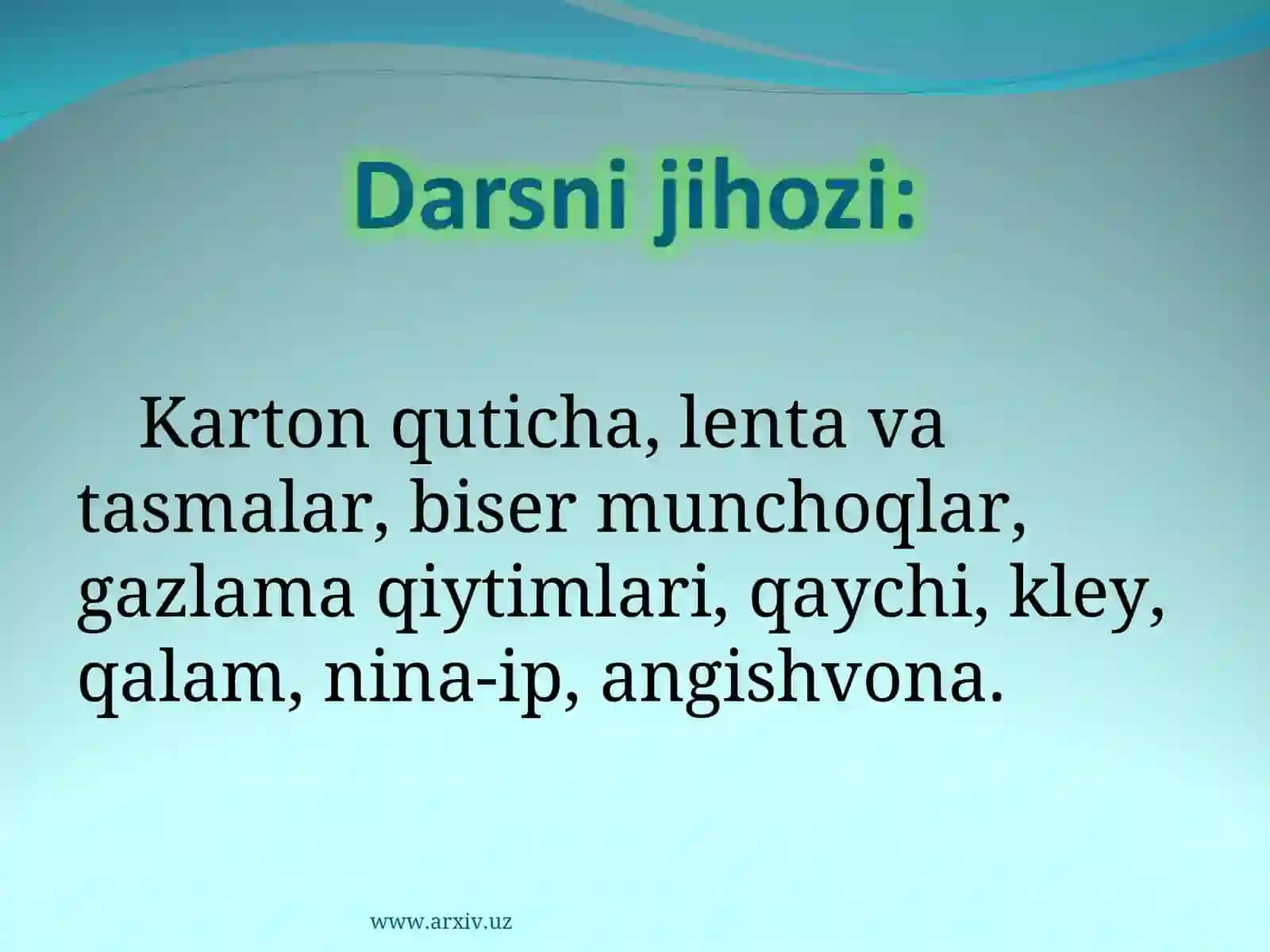 Suvenir sovg’alar yaratish 2