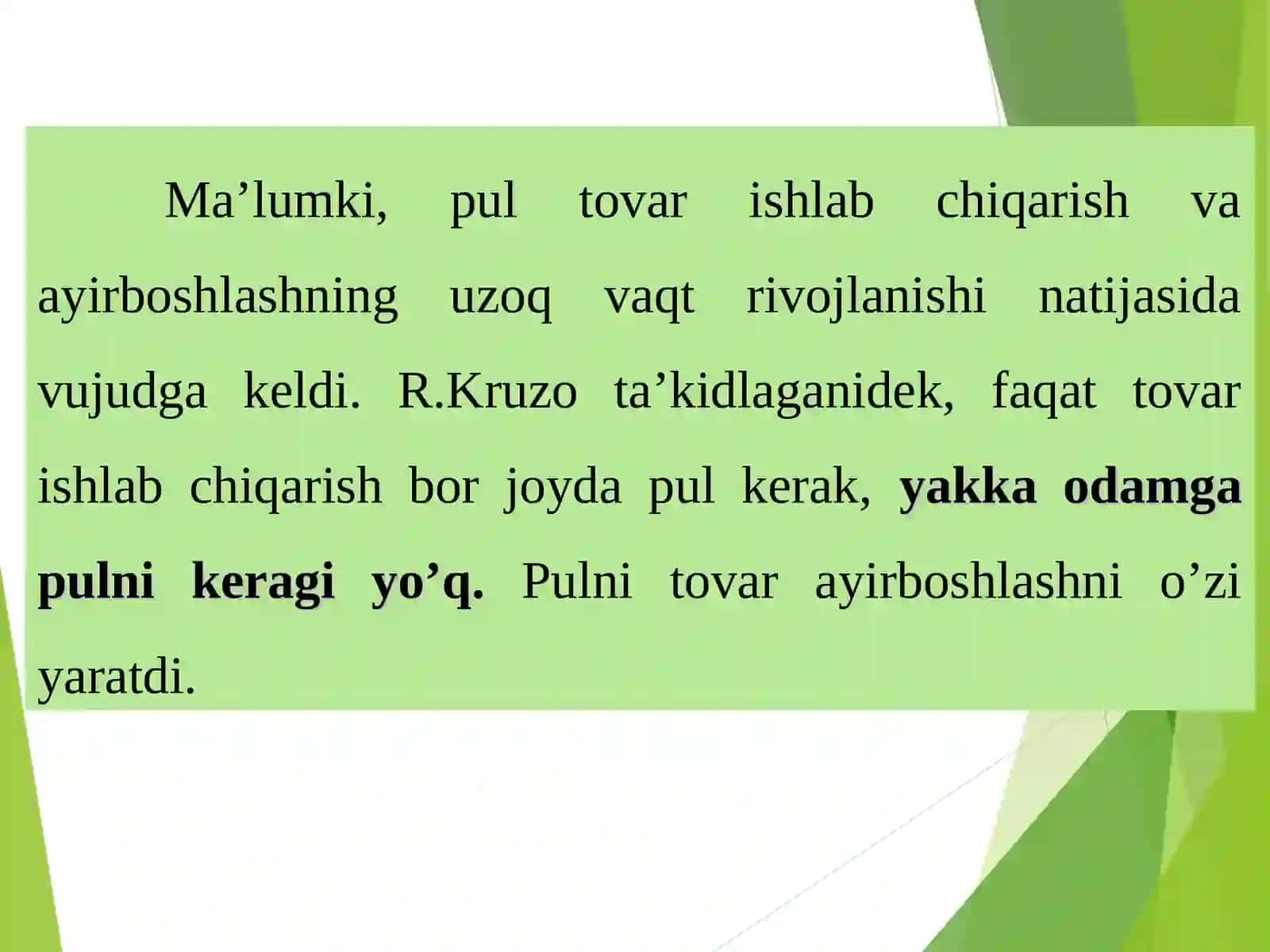 Pul va moliyaviy xatti-harakatlar sotsiologiyasi 2