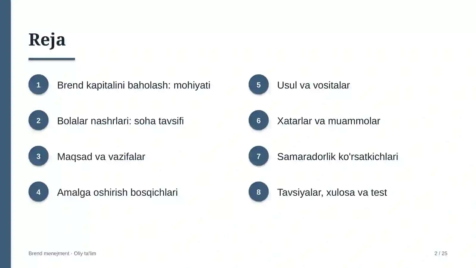 Bolalar nashrlarida brend kapitalini baholash 2