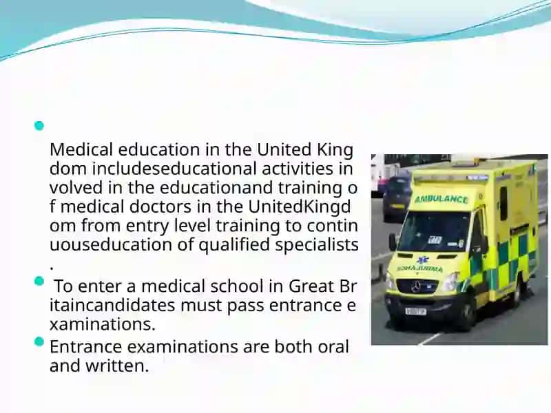 Medical Education in the United Kingdom 2