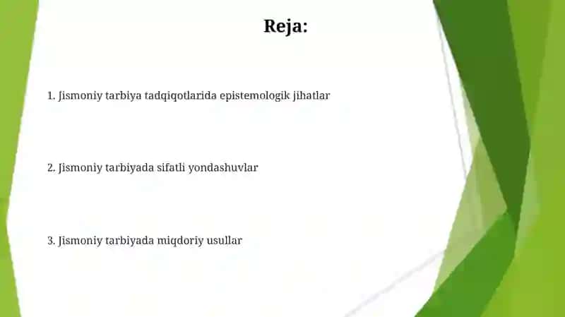 Jismoniy tarbiya nazariyasining ilmiy tadqiqot metodlari 2
