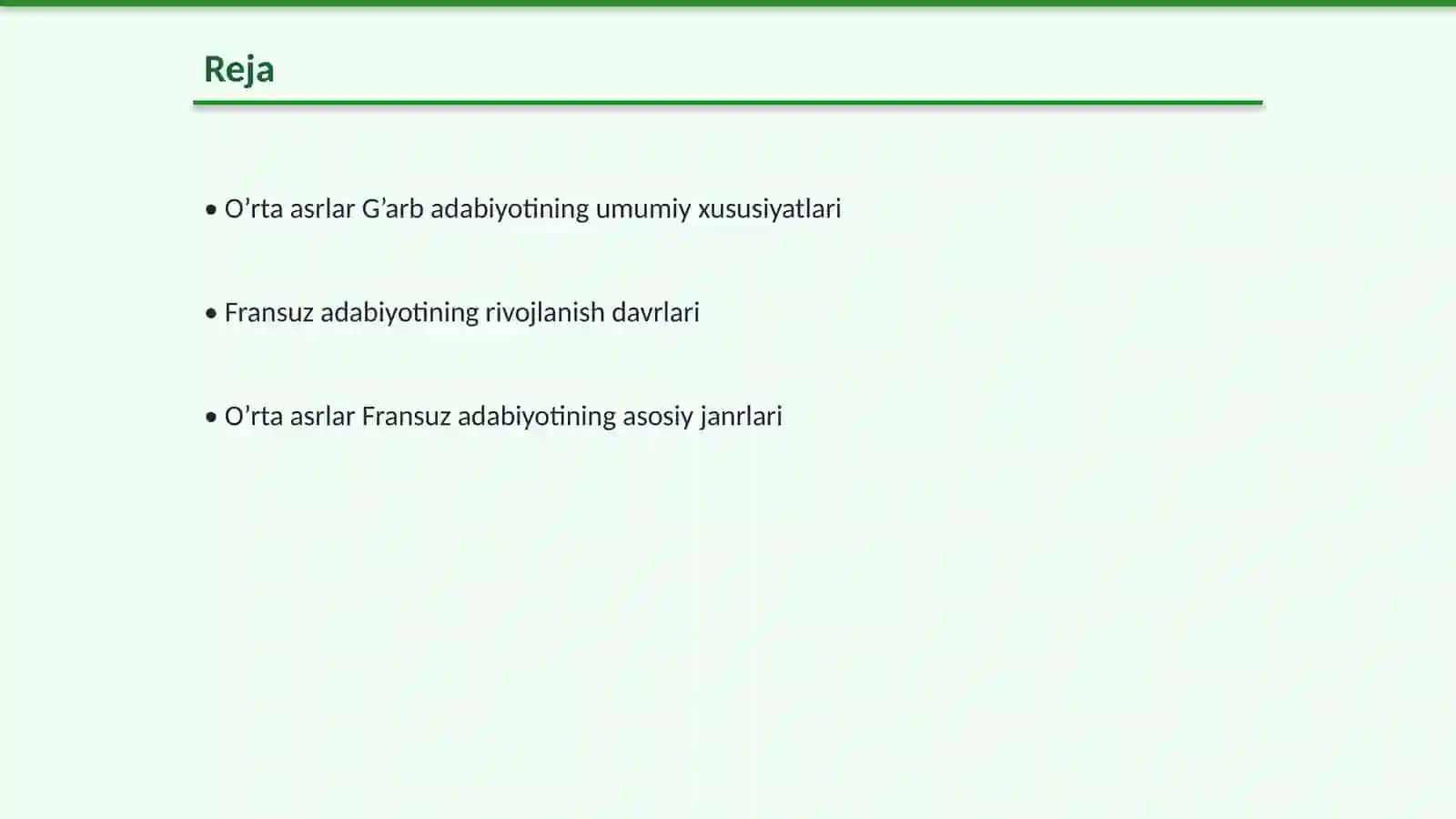 O’rta asrlar Fransuz adabiyoti 2